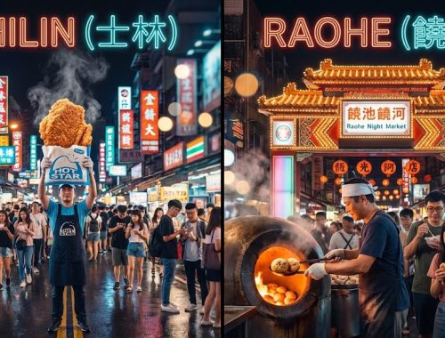Taiwan Night Markets: Surga Kuliner Malam di Shilin & Raohe