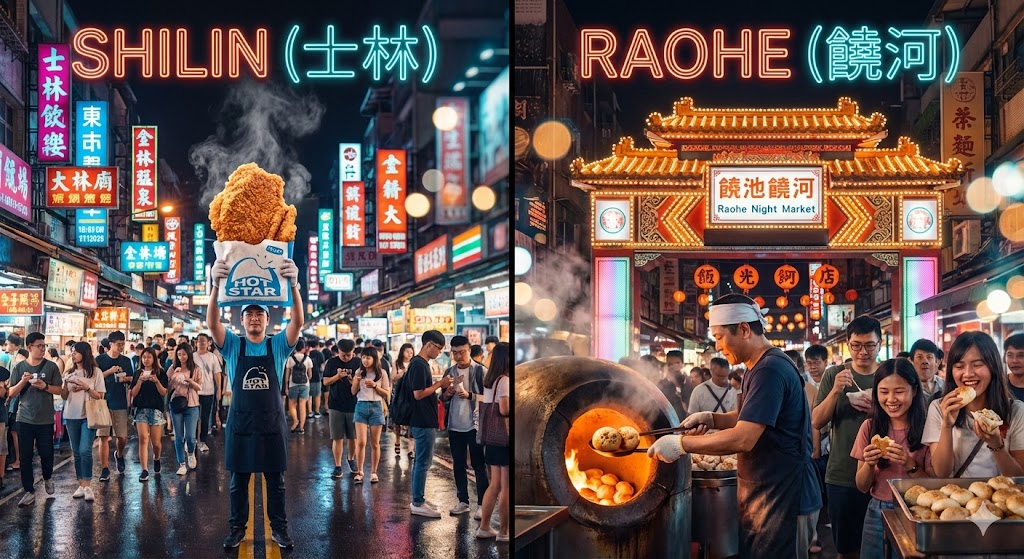 Taiwan Night Markets: Surga Kuliner Malam di Shilin & Raohe
