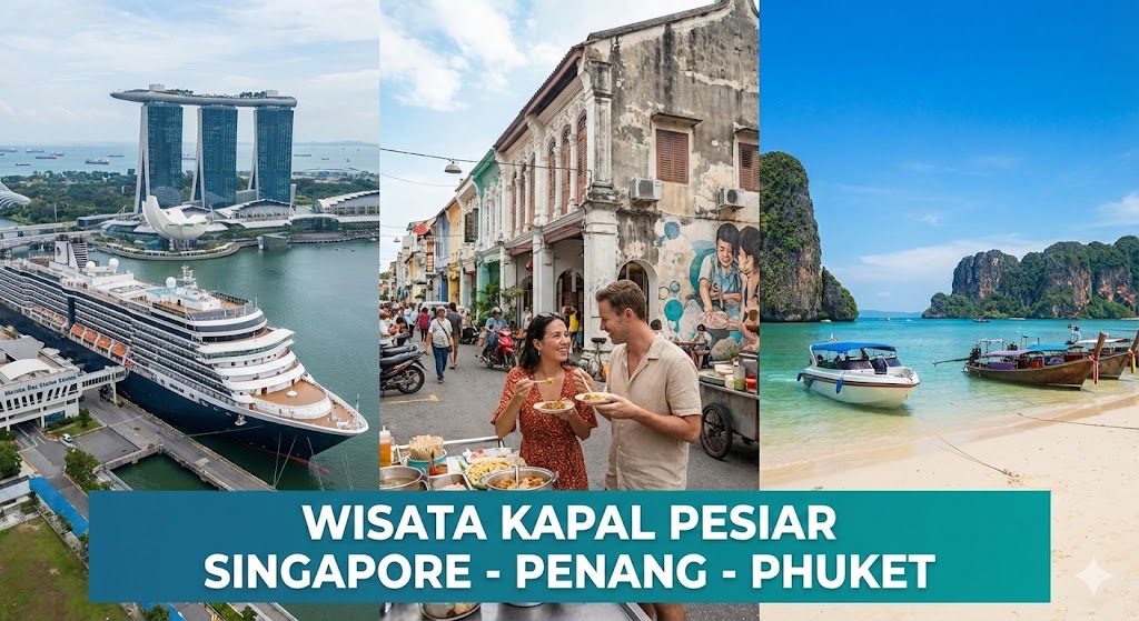 Wisata Kapal Pesiar (Cruise) Singapore - Penang - Phuket